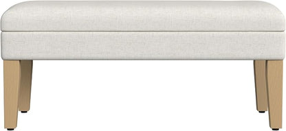 Homepop Home Decor | Upholstered Decorative Storage Ottoman Bench | Ottoman - Image 4