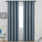 Yakamok Room Darkening Curtains 52x96 inch Length Stone Blue-Living Room | 2 by Yakamok