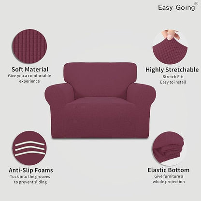 Easy-Going Stretch Oversized Chair Slipcover - Image 3