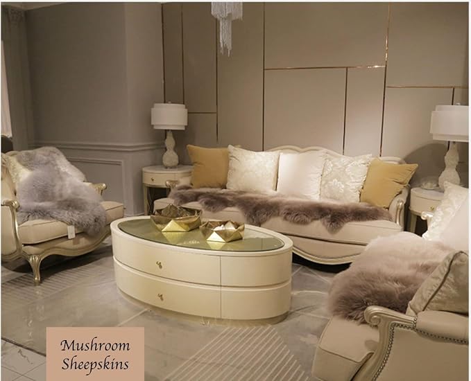 HUAHOO Premium Genuine Sheepskin Rug Real Australia Sheepskin Natural Lambskin - Image 6