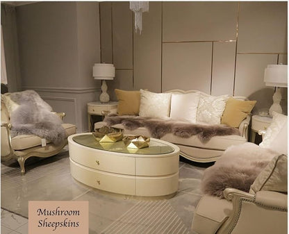 HUAHOO Premium Genuine Sheepskin Rug Real Australia Sheepskin Natural Lambskin - Image 6