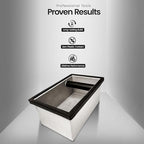Rattleware Stainless Steel Knock Box | Heavy-Duty Espresso Grounds Container, Welded Bar, Durable and Efficient for Baristas - Quality Coffee Preparation (9.25"x5.5"x4")