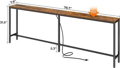 SUPERJARE 78.7 Inch Console Table - Image 3
