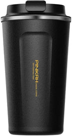 12OZ Vacuum Travel Mug for Ice Drinks/Hot Beverage, Double Walled Stainless Steel Insulated Coffee Tumbler Cup, Thermal Coffee Mug