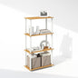 Furinno Turn-N-Tube Book Shelf, 4-Tier Bookshelf, Bookcase by Furinno-FitsYourSpaceFitsYourBudget