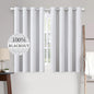 MIULEE 100% Blackout Linen Curtains by MIULEE