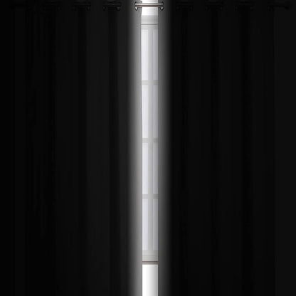 Light Grey Blackout Curtains 52 x 54 Inch Length/Set of 2 Curtain - Image 3