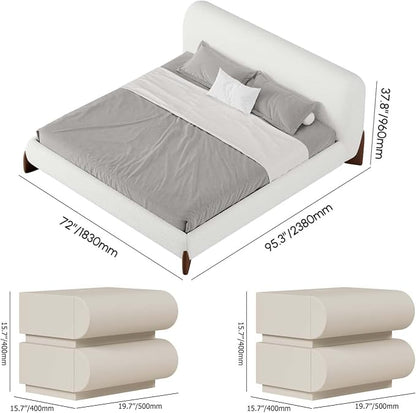 homary Queen Size Upholstered Bed - Image 2