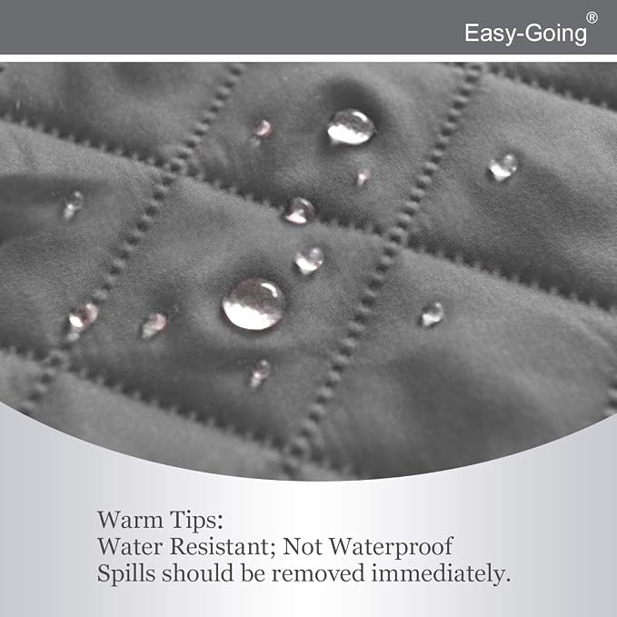 Easy-Going Reversible Couch Cover, Recliner 19 in, Water Resistant Furniture Mat - Image 3