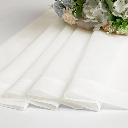 Ivory Sheer Curtains 78 Inches Long 2 Panels - Image 6