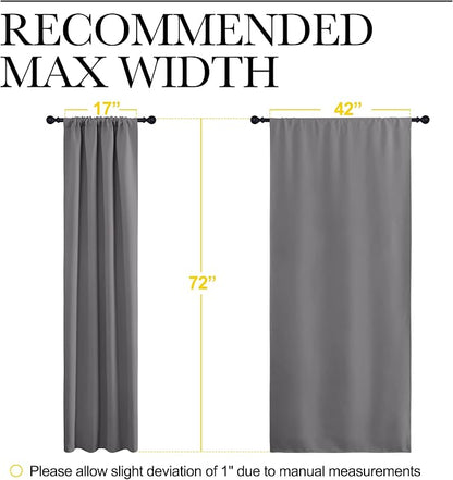 NICETOWN Blackout Curtains 72 for Office - Image 7