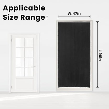 Adhesive Blackout Curtains- Self Stick Curtain No Rod Needed Easy to Hang - Image 7