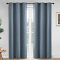 Yakamok Room Darkening Curtains 42x84 inch Length Stone Blue-Living Room | 2 by Yakamok