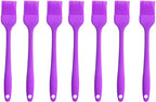 Silicone brush, Oil Brush for BBQ Kitchen Cooking Baking and Grilling (7 PCS,purple)