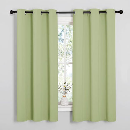 NICETOWN Nursery Curtains 63 inch Long, Thermal Insulated & Room Darkning by NICETOWN
