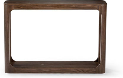 Plank+Beam Forma Console Table, 46 Inch, Solid Wood Sofa Table, Entryway Table - Image 4