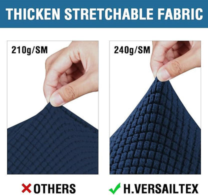 4 Piece Stretch Sofa Covers for 3 Cushion Couch Covers Furniture Slipcovers for - Image 3