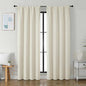 Simplebrand Ava Light Beige Light Filtering Curtains by Simplebrand