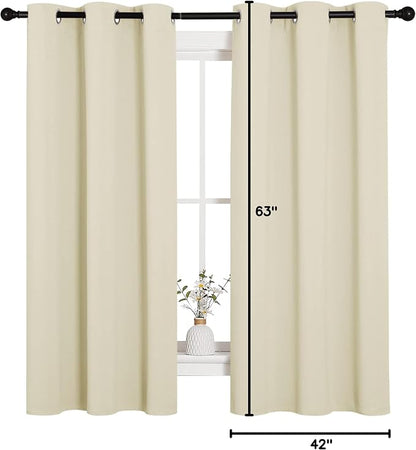NICETOWN Kitchen Curtains for Decoration, Thermal Insulated Grommet Room - Image 9