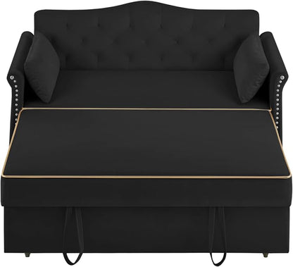 Auvsoce 57'' Convertible Sleeper Sofa Bed - Image 5