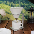 Pour over Dripper Stand,Portable &Foldable Espresso Machine Stand,Office coffee stand with base,Suitable for office,home,camping
