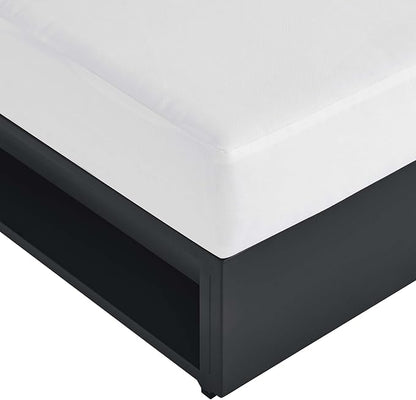 Modway Tahoe Aluminum Armless Patio Gray White Modular Weather-Resistant - Image 7