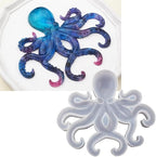 Octopus Resin Mold, Gasusen 3D Large Sea Animals Octopus Silicone Molds for Epoxy Resin Casting, Wall Hanging Ornaments, Home Decor, Halloween Christmas Gifts, DIY Craft