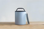 Planetary Design Airscape Kilo Coffee Storage Canister - US Patented Inner Plunger Lid Removes Excess Oxygen - Don't Buy airtight, Buy AIR-Less - Holds 2.2 lbs Coffee Beans - (Matte Gray)