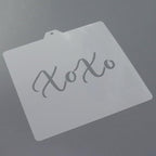 XOXO Cookie Cutter and Stencil SET Cutter and Stencil Set Bundle cookie stencil and cutter kit pyo cookie cutter cookie (XOXO)
