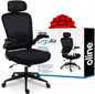 Oline ErgoAir Ergonomic Office Chair – Adjustable Lumbar Support, Flip-Up by Oline