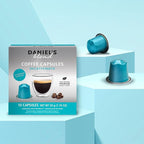 Daniels Blend Espresso Aluminum Capsules Compatible with Nespresso 120 Coffee Pods Single Server Kosher Certified Decaffeinato