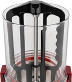 Hot Chocolate Maker Machine, 400W 10L/2.7Gal Electric Stainless Steel Hot Chocolate Dispenser Melting Machine, Commercial Beverage Warmer Coffee Maker for Kitchen Party, Red