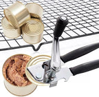 Crank Can Openers Manual,Heavy Duty Commercial Can Opener with Rubber-coated Long Handles