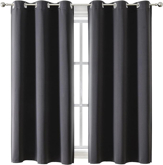 ChrisDowa Blackout Curtains for Bedroom and Living Room 63 Inches Long | 2 by ChrisDowa