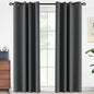Yakamok Dark Grey Room Darkening Curtains 84 inch Sliding Door Drapes | 1 by Yakamok