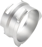 Espresso Dosing Funnel Compatible with Breville/Sage 54mm Portafilter, Aluminum Alloy, Silver