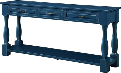 Knocbel Long Antique Entry Console Table - Image 13