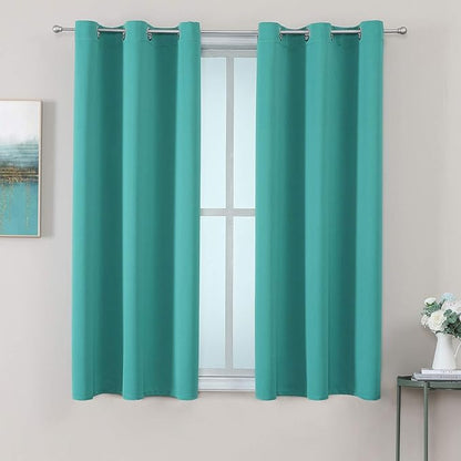 ChrisDowa Blackout Curtains for Bedroom and Living Room 54 Inches Long | 2 by ChrisDowa