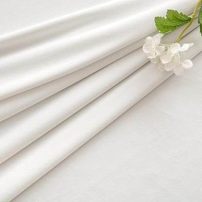 MIULEE Velvet Curtains 50W x 94L 2 Panels Ivory Blackout Curtains | Luxury - Image 7