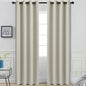 Yakamok Room Darkening Curtains 52x84 inch Length Stone-Living Room | 2 panels by Yakamok