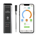 Charm Smart Wireless Meat Thermometer 1000°F Open Flame Grilling - 500 ft Range Bluetooth Meat Thermometer for BBQ, Grill, and Smoker - Dual Temperature Sensors App-Controlled Food Thermometer