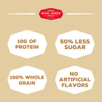 Miss Jones Baking Banana Bread & Muffin Mix - Whole Grains, 50% Lower Sugar, Real Banana, Vegan Banana Bread, Naturally Sweetened Desserts & Treats, 10.57 Ounce (Pack of 6)