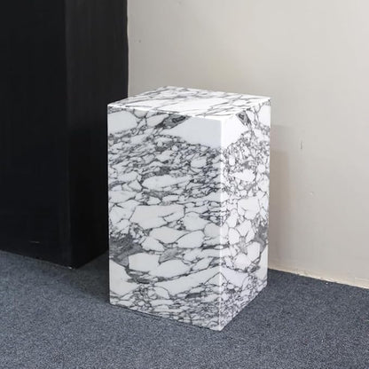 Luxury Marble Side Table, Square End Table - Image 5