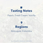 Partners Coffee, Colombia - El Ramo, Whole Bean Coffee, 12 Ounce - Medium-Light