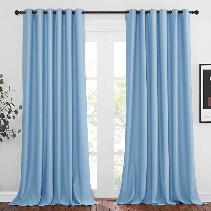 NICETOWN Blue Curtain Panels by NICETOWN