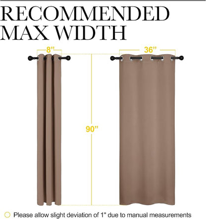 NICETOWN Light Reducing Grommet Curtains - Image 7