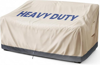 Extra Heavy Duty Outdoor Couch Cover Waterproof Up to 8000pa, Large 3-Seater by Kikcoin