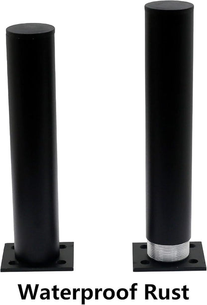4 Pack Adjustable Furniture Legs Round 1.5" Dia Thickened Aluminum Alloy Sofa - Image 3