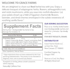 Grace Farms REST Wellness Organic Tea Blend (100 Enveloped Pyramid Sachets w/ String & Tag) | Sleep and Stress Support For Evening | Chamomile Vanilla Tea with Caffeine Free Adaptogens and Mushrooms | Gives Back 100% of Profits