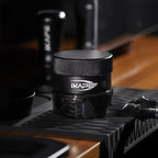 IKAPE 53MM Coffee Distributor, Black Design of Bottom Propeller, Gravity Adaptive Espresso Distributor Fits All 54MM Espresso Portafilter, Compatible with 54MM Breville Bottomless Portafilter